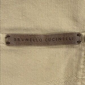 Brunello Cucinelli Tan Women's Cropped Pants